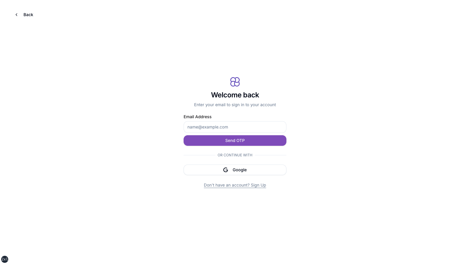 OnLynk sign-in page